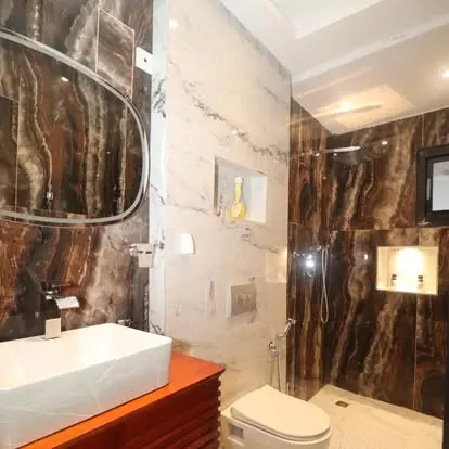 Salle de bain en marbre